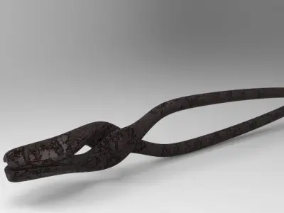 Blacksmith tongs Low-poly 3D model purchase