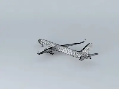 Western Rajastan Airways Boeing 757 300W Free 3D model