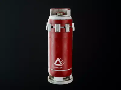 Oxygen tank Game Assets item11 3D model