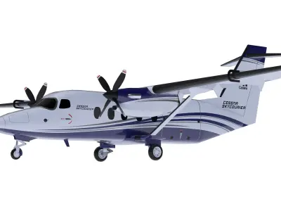 Cessna 408 SkyCourier 3D model
