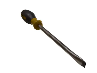 Flathead screwdriver 3D model