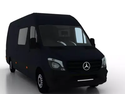 Mercedes Benz Sprinter L3H2 2015 Crew Van UK 3D model