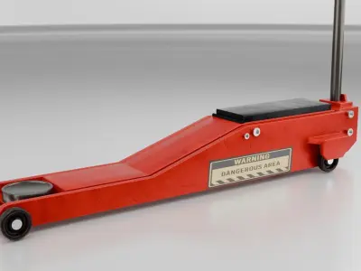 car  jack Low-poly 3D model