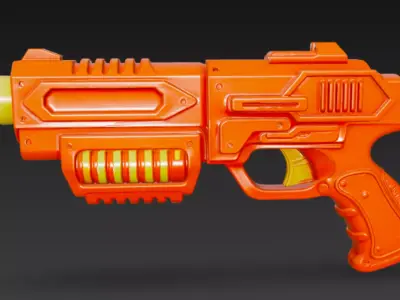 Toy Gun 3D Model 3D model