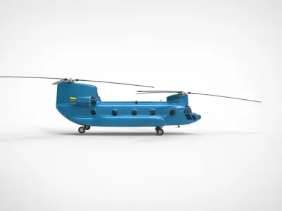 Boeing CH-47 Chinook 3D model get