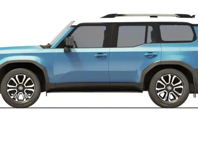 Toyota Land Cruiser 250 Prado 2024 3D model get