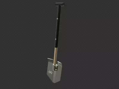 Offroad Shovel - Overlanding Shovel - Spade 3D model