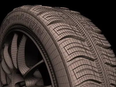 BFGoodrich Advantage Tire 3D model