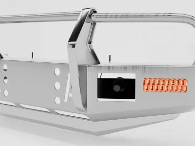 BUMPER FOR NISSAN PATROL SINGLE CAB AMBULANCE  3D model