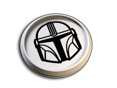 MANDALORIAN BADGE 3D model