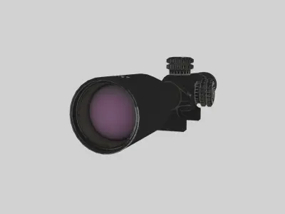 Night force Scope  Low-poly 3D model