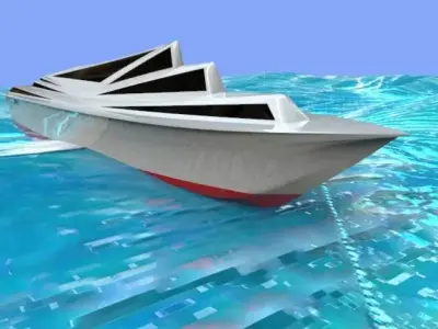 ship new design 3D model