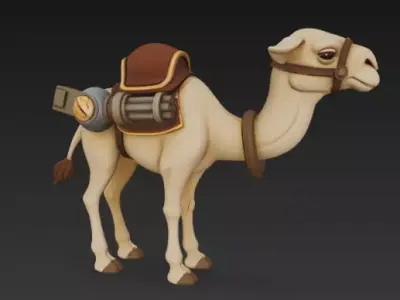 Metal Slug Camel 3D print model