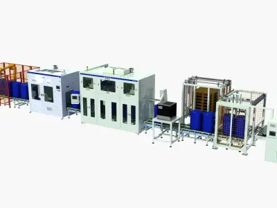 Filling Assembly Line 3D model