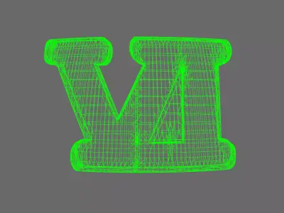 Space Knights V10K Standard Roman Numeral 06 Shoulder Symbols 3D print model