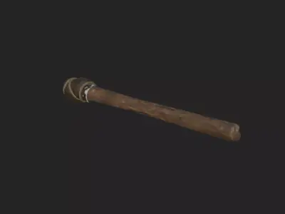 Torch 3D Model 001 Low-poly 3D model