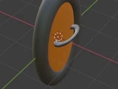 Low Poly Shield 3D model
