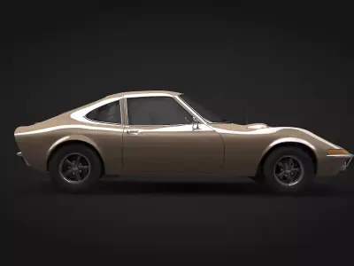 Opel GT 1968  3D model