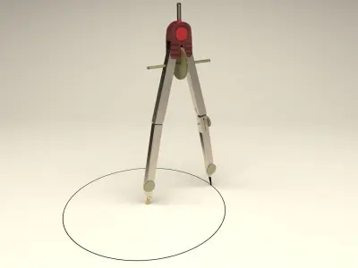 rotring compass 3D model
