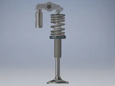 Engine Valve Mechanism Assembly 3D model
