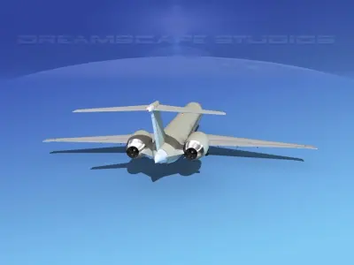 McDonnell Douglas MD-90 Corporate 4 3D model