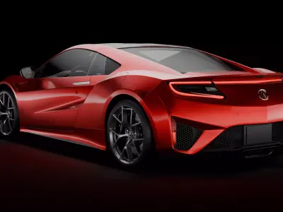 Honda Acura NSX Free 3D model