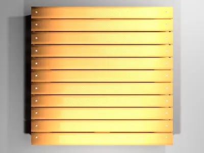 Pallet - Four Way Block 3D model