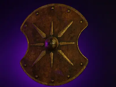 Radial Shield 3D model