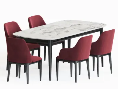 Dining Set 78 3D model
