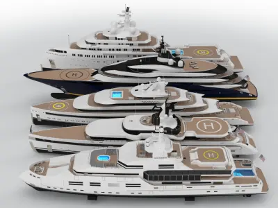 Yacht Collection Spring 2024 3D model