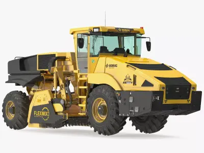 Bomag RS500 Recycler Soil Stabilizer 3D model