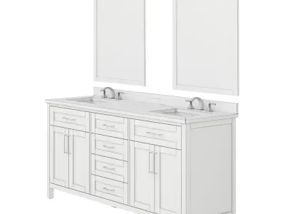 OVE Tahoe KIT 72 Vanity 3D model