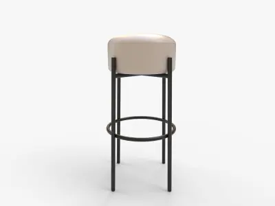 COLAMY Modern Bar Stool 3D model