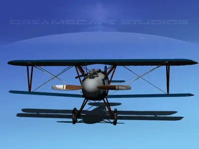 Albatross DIII Fighter 3D model by Dreamscape from CGTrader (Rigged)