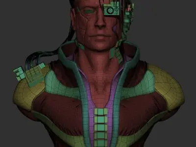 CyberPank Style 3D model