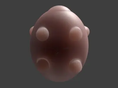 piggy bank Low-poly 3D model