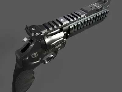 Revolver Korth Supersport 3D model