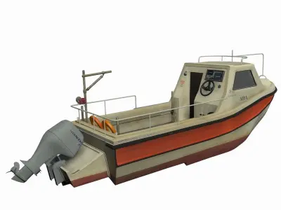 Leeward Boat 3D model