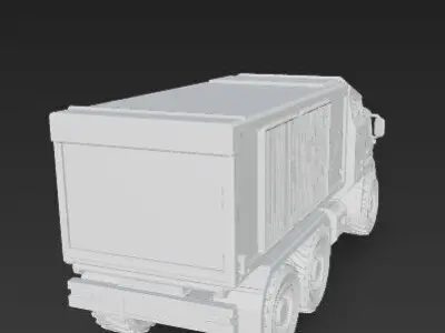 Modern Military Truck 3D print model