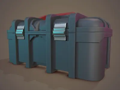 Tool Box Low-poly 3D model order
