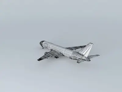 Boeing 767-300F Free 3D model