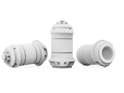 Sci-Fi Grenade Low-poly 3D model 2