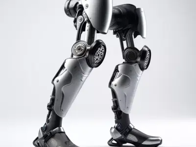 Cybernetic Prosthetic Leg 3D Model 3D model