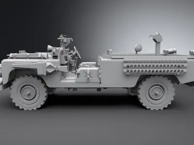 SAS Land Rover Series 2A 3D print model