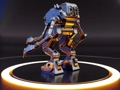 Robot Tank  3D print model