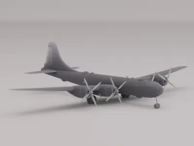 Boeing B-29 Superfortress 3D print model