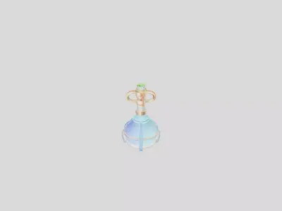 Fantasy Alchemy Potion Low-poly 3D model