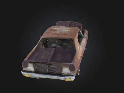 Rusty Classic Revival  Timeworn Charm Meets Timeless Design 3D model