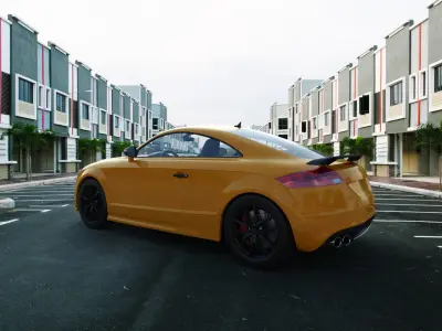 Coupe GT Orange 3D model