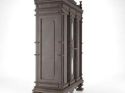 indochine cabinet 01 3D model